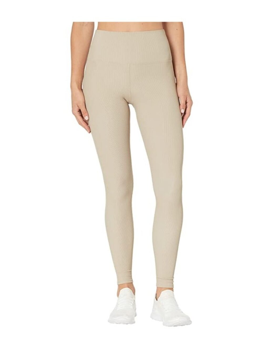 Beach Riot Women's Ayla Ribbed Leggings - Taupe - Medium, NWT